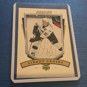 Sidney Crosby MVP Hockey Card
